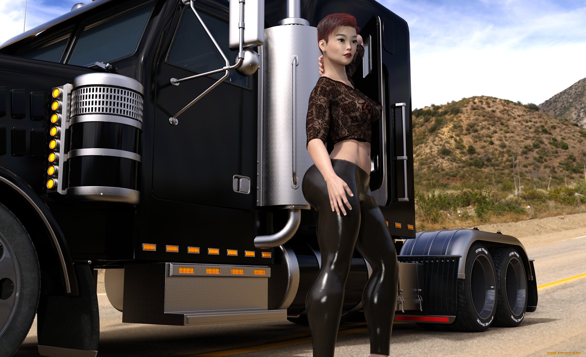 Девушки и грузовики