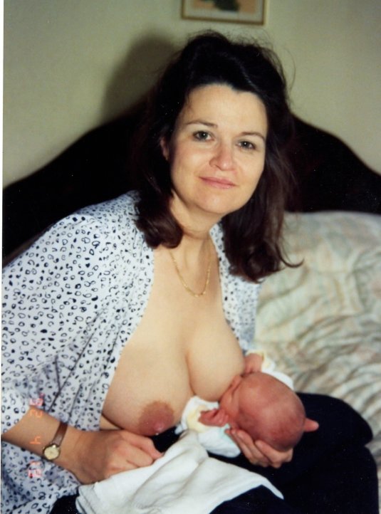 Girl breastfeeding