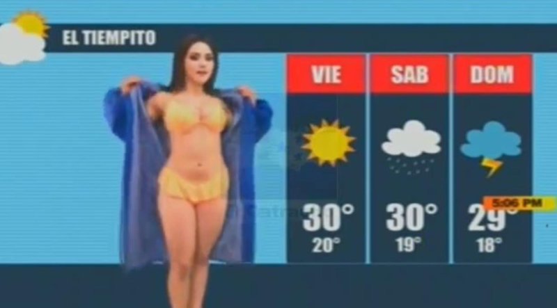 Pic: Porn forecast for the weather