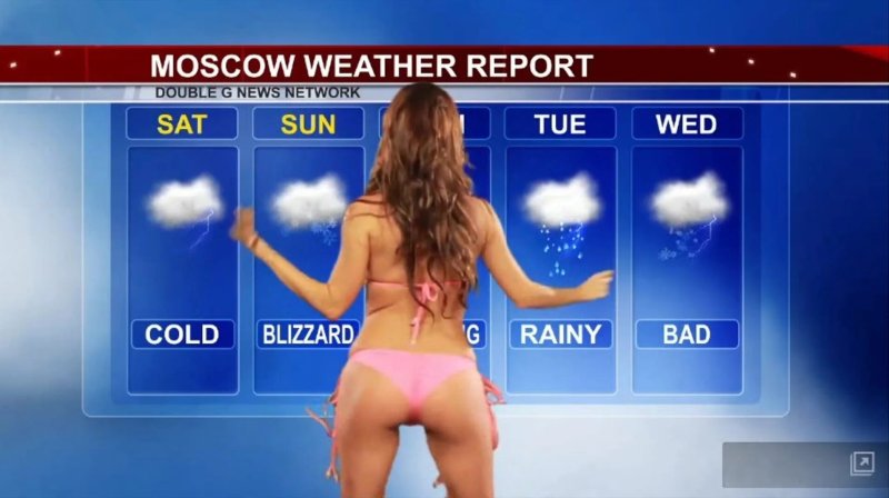 Pic: Naked leading weather forecasts