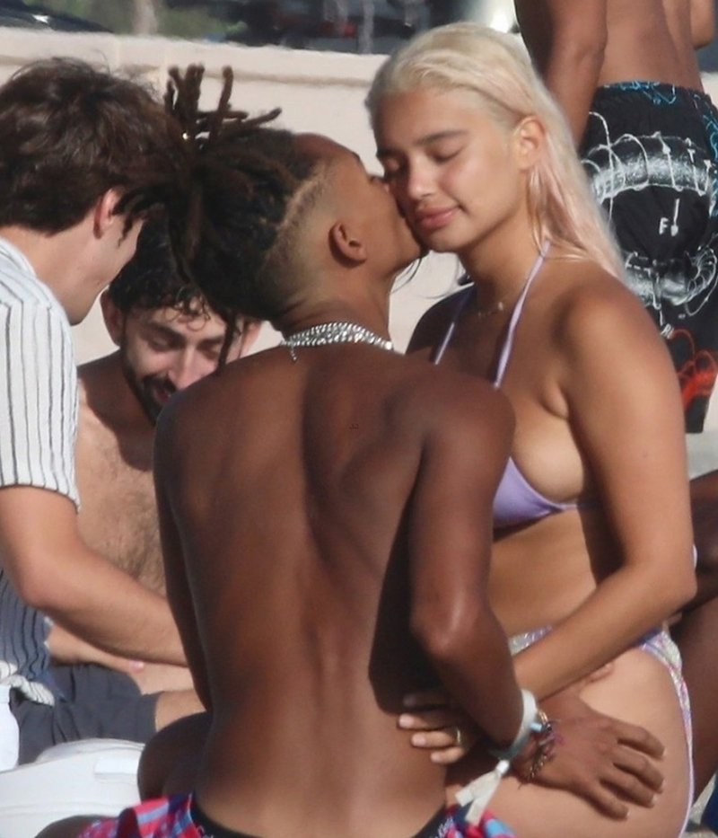 Pic: Sabrina Prok and Jaden Smith