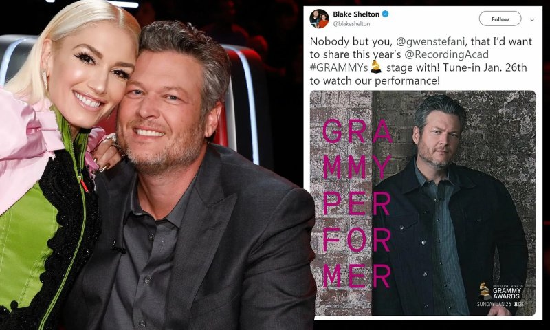 Pic: Gwen Stefani and Blake Shelton