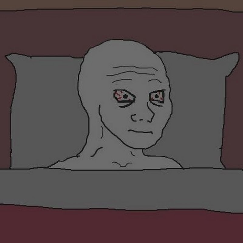 Pic: Wojak is depressed