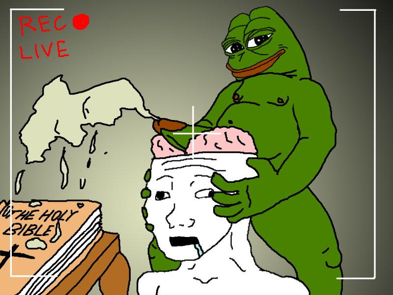 Pic: Pepe and Wojak