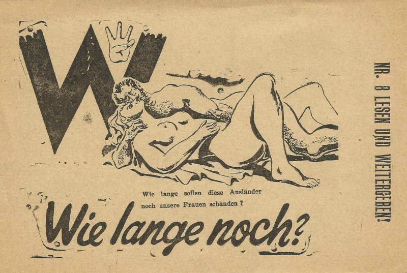 Pic: German anti -Soviet posters from the Second World War