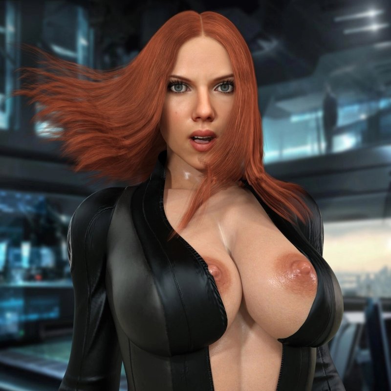 Pic: Black widow Big boobs