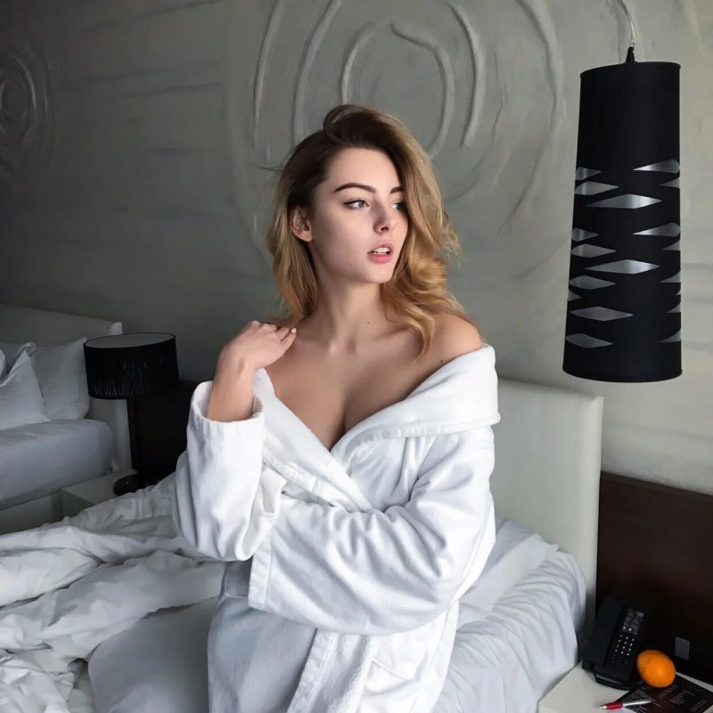 Tainted female bathrobe