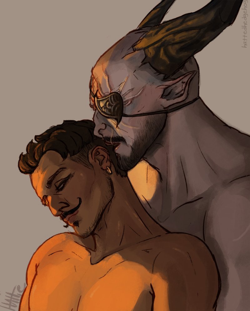 Dorian Pavus and Iron Bull