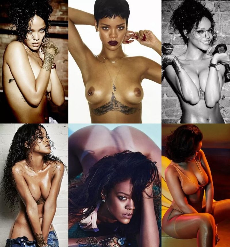 Naked Rihanna