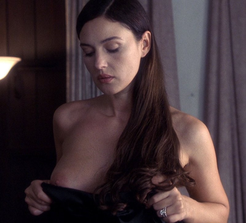 Monica Bellucci Naked in films