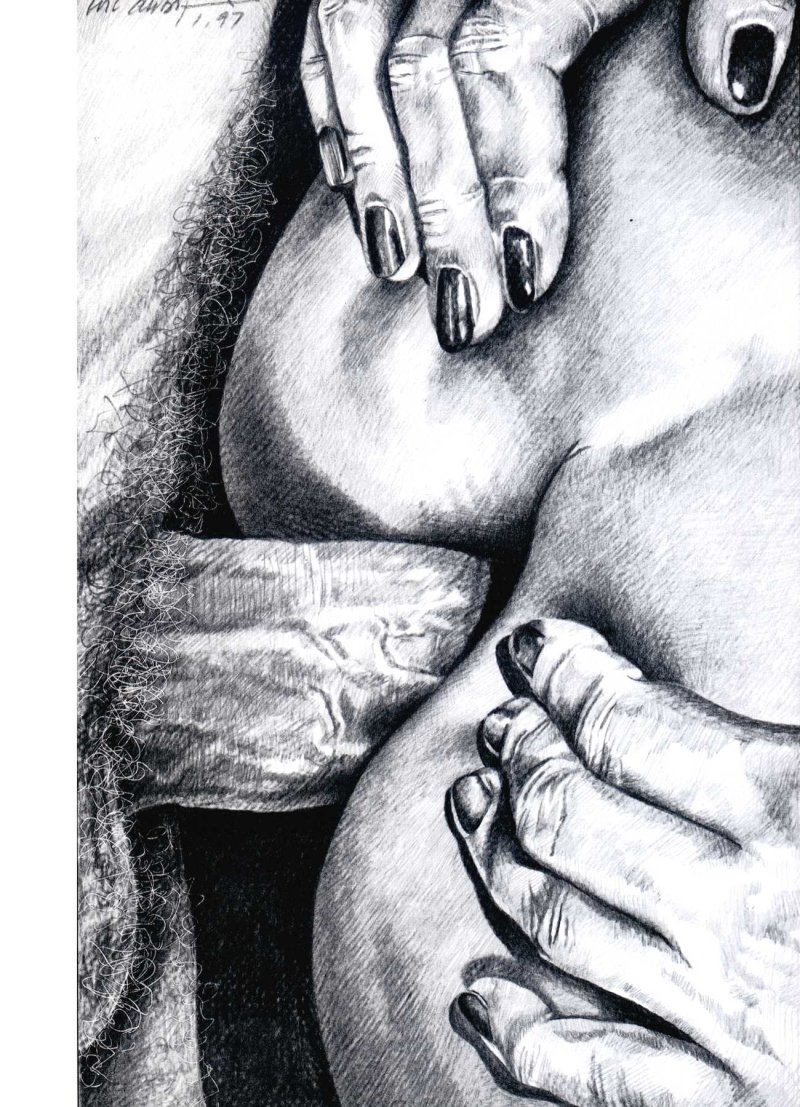 Pic: Erotic drawings with a pencil