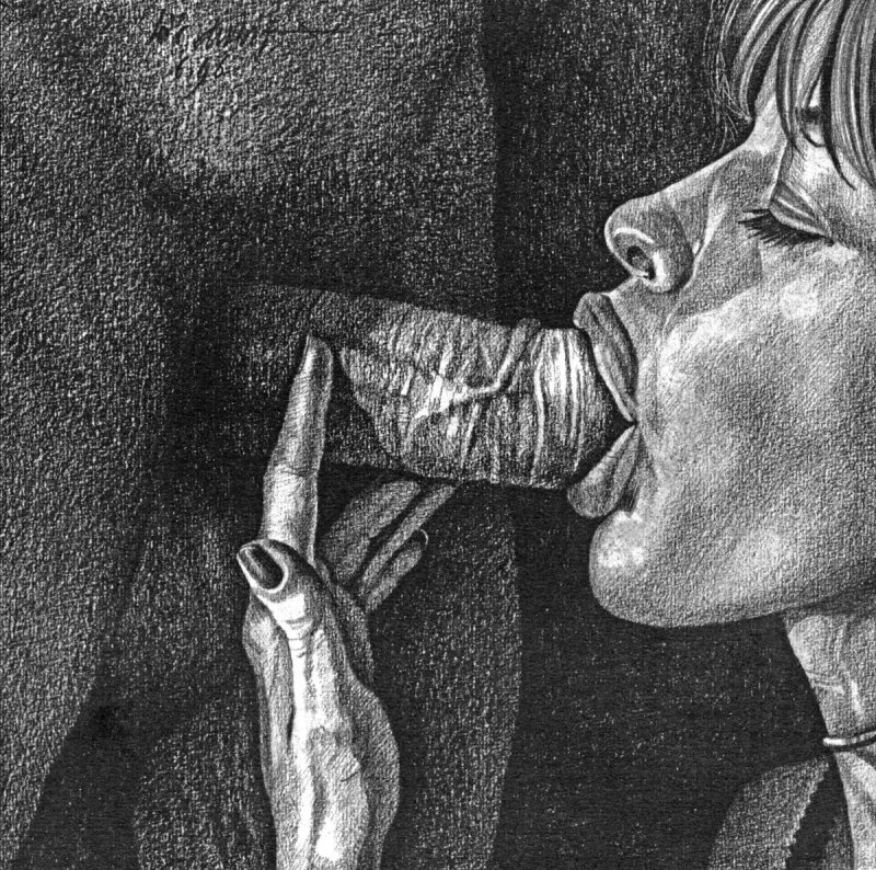 Pic: Blowjob drawings with a pencil