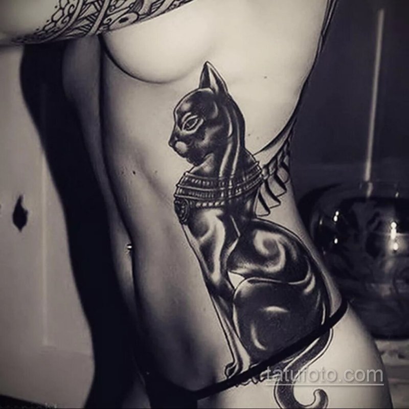 Bastet tattoo for girls