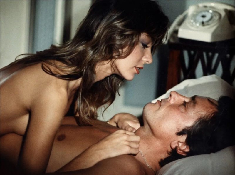 Pic: Ann Pario and Alain Delon