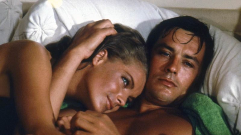 Pic: Romy Schneider and Alain Delon