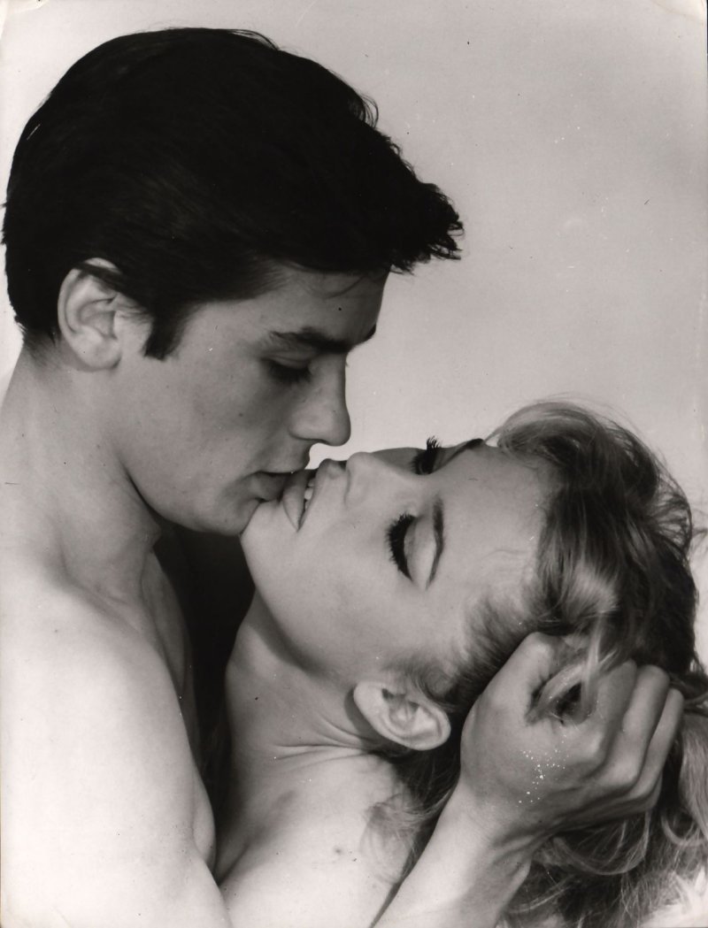 Pic: Bridget Bardo and Alain Delon