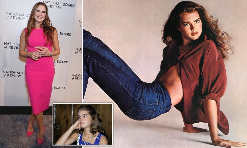 Pic: Brooke Shields Kelvin Klein