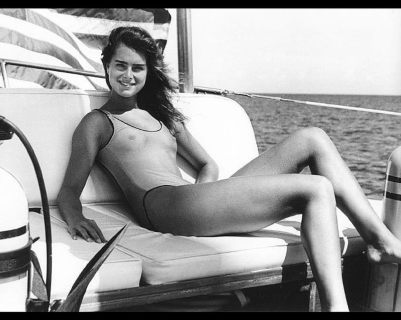 Pic: Brooke Shields in his youth