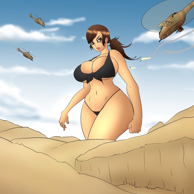 Buttcrush giantess