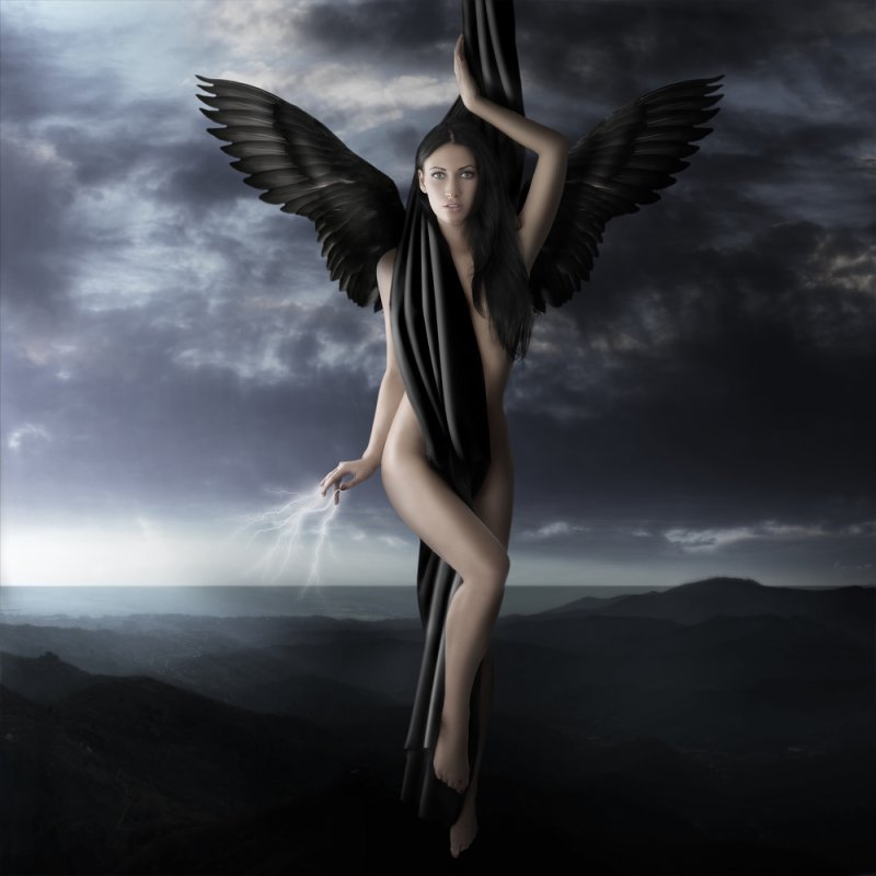 Pic: The angel is black