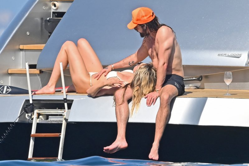 Tom Kaulitz with Heidi Klum