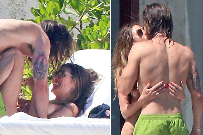 Tom Kaulitz with Heidi Klum