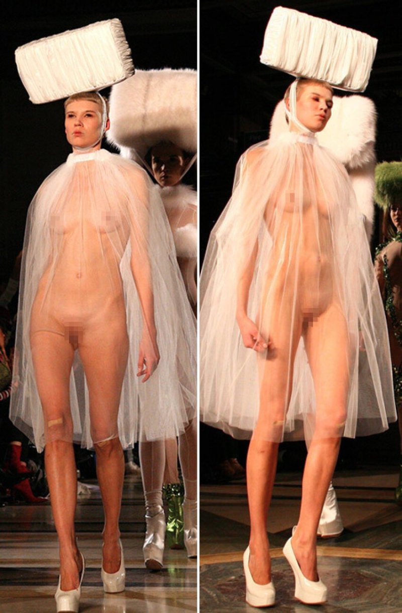Naked fashion show
