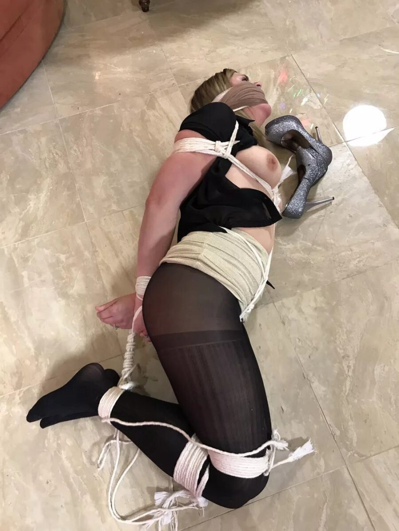 Bondage by tights