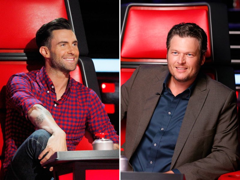 Blake Shelton and Adam Levin