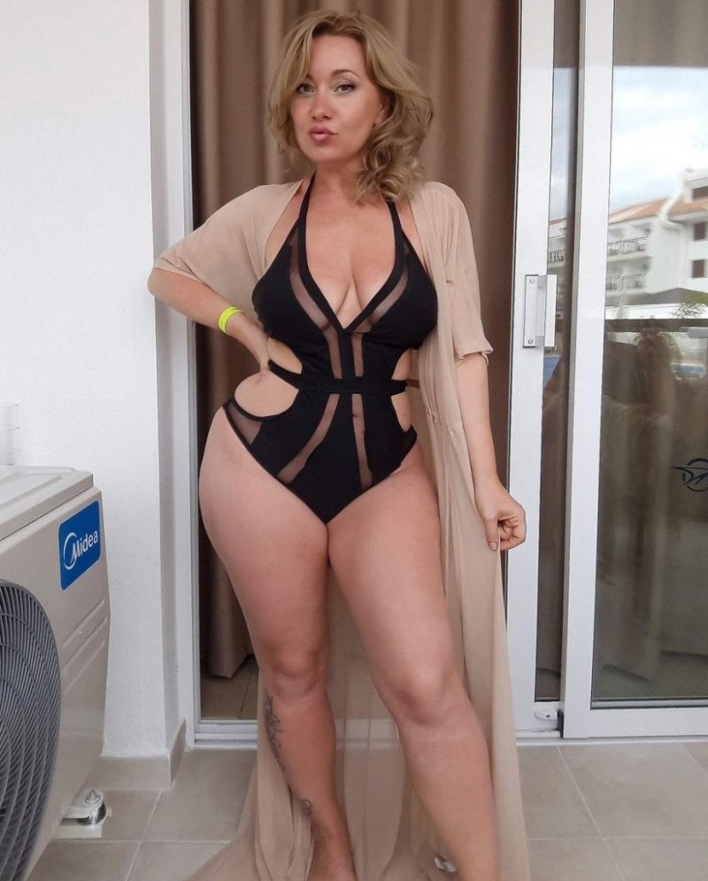 Swimsuit for full women