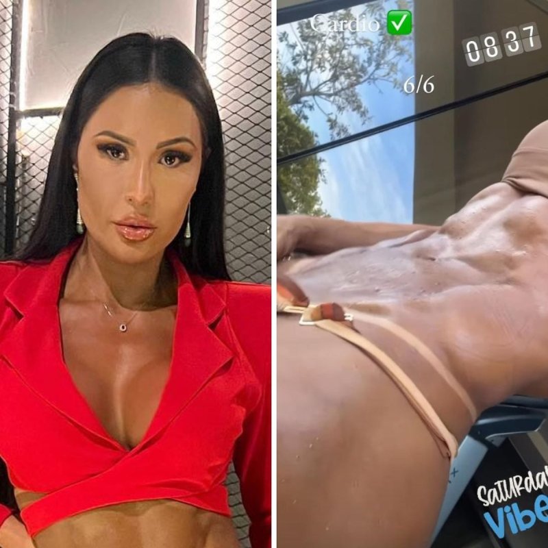 Fitness model Gracyanne Barbosa