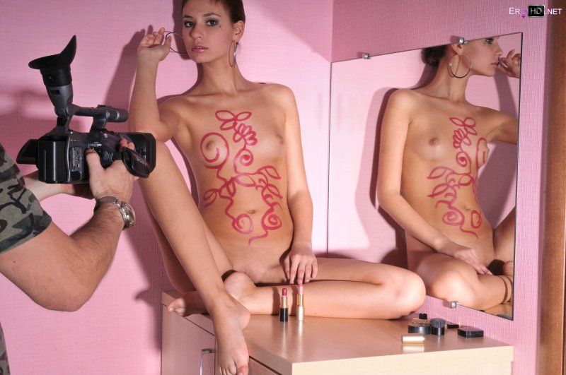 Naked painted women