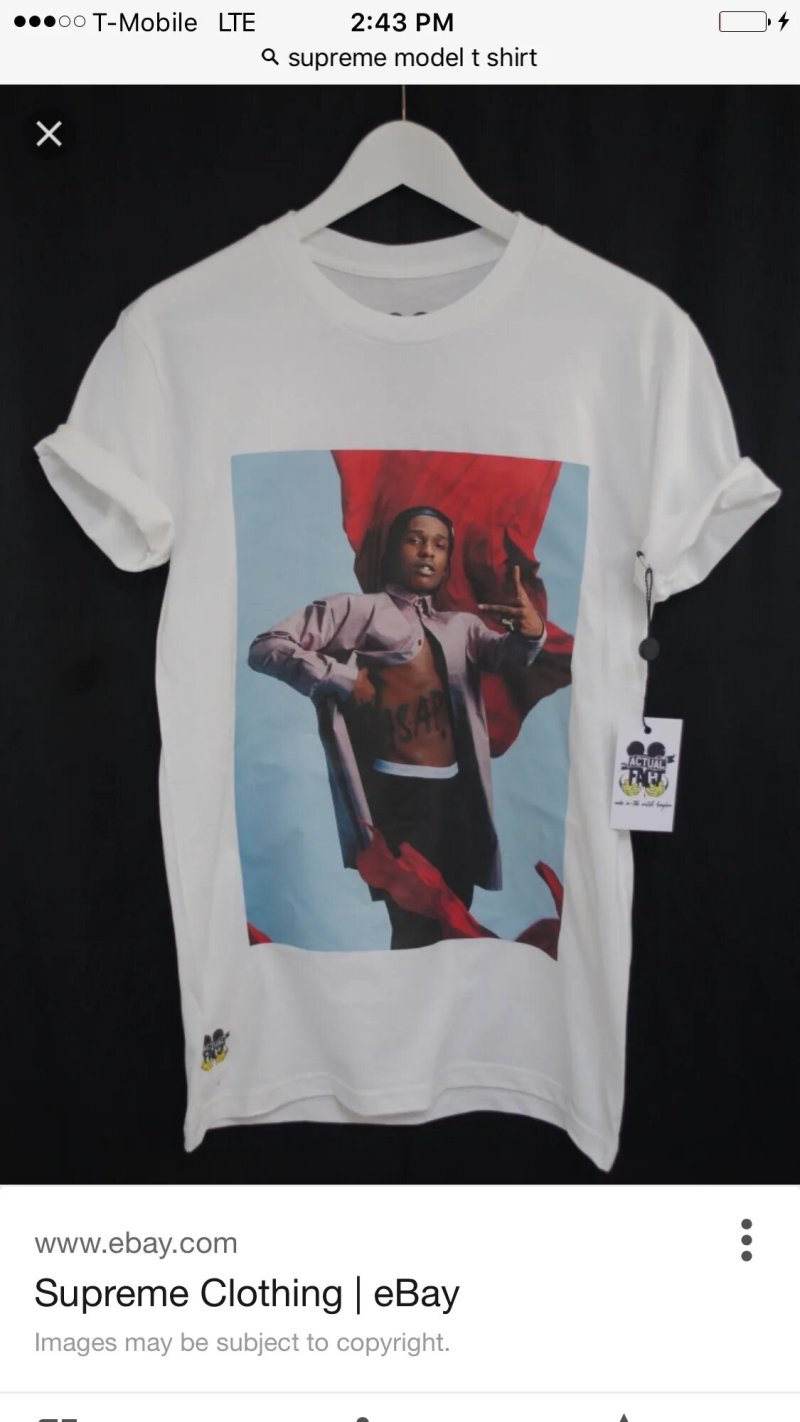 T -shirt asap Rocky