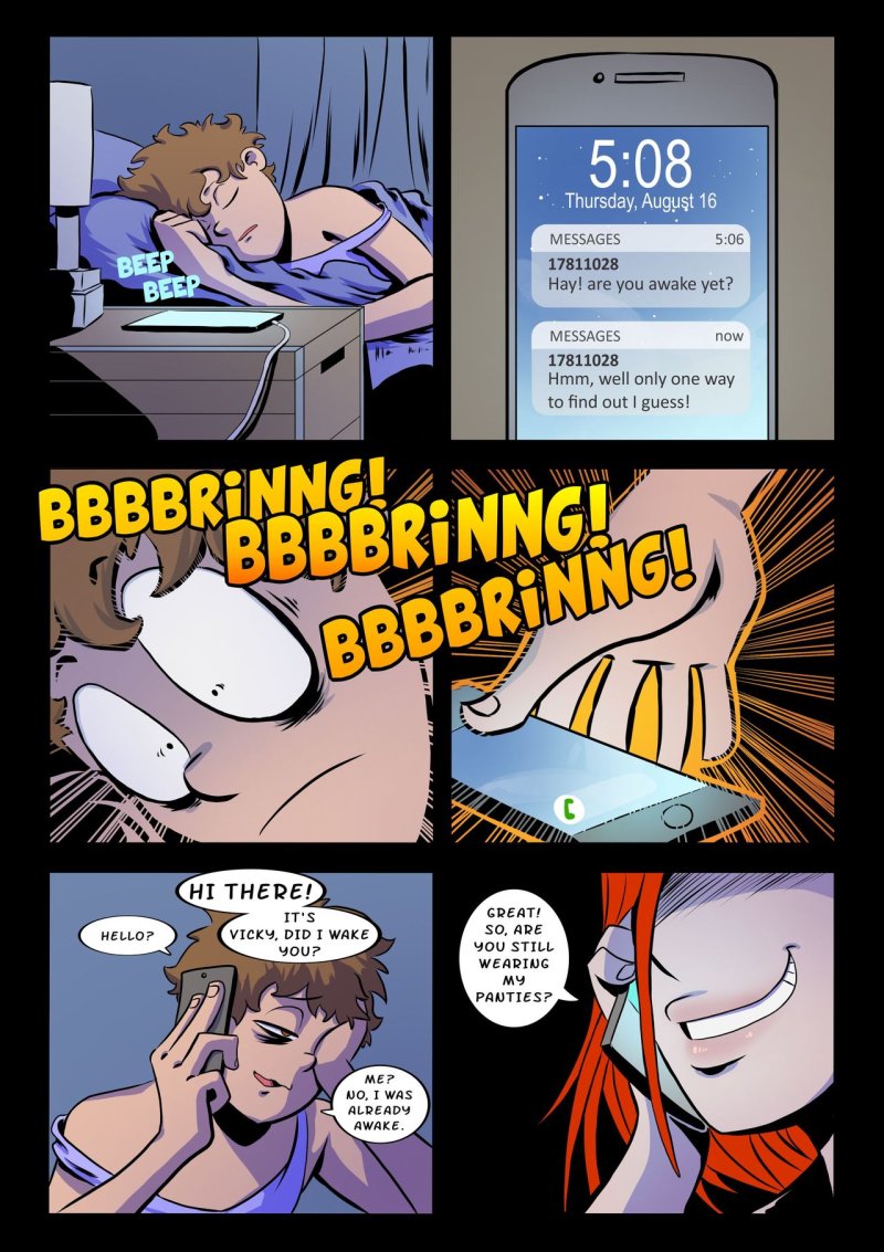 Scott Pilgrim Comics bed stage