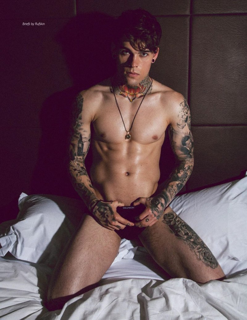 Naked guys with tattoos