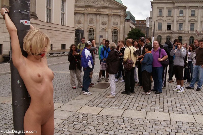 Naked women humiliation in public