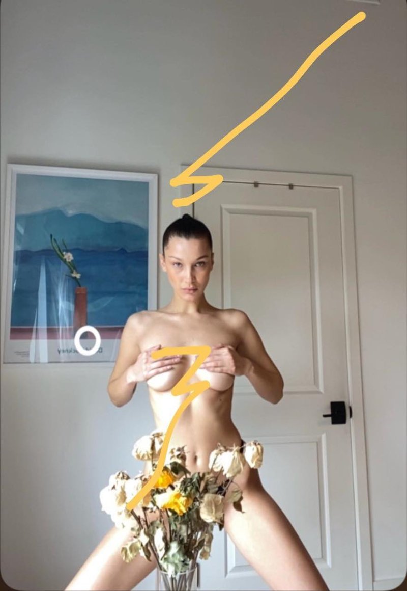 Naked Bella Hadid