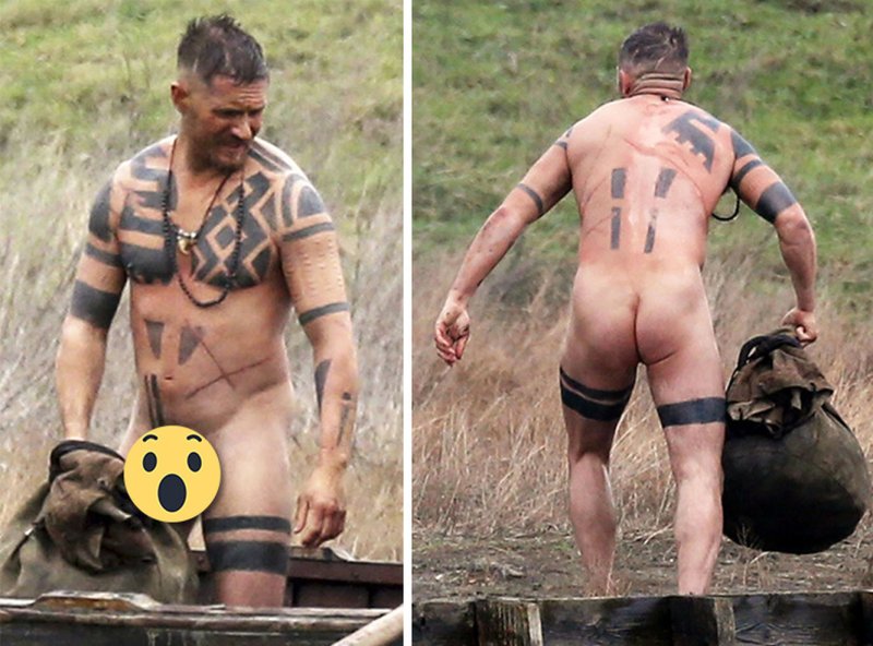 Tom Hardy is naked
