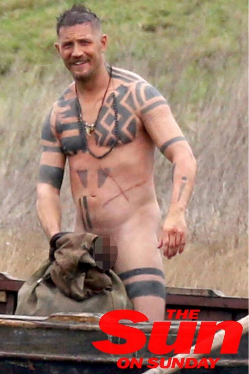 Tom Hardy is naked