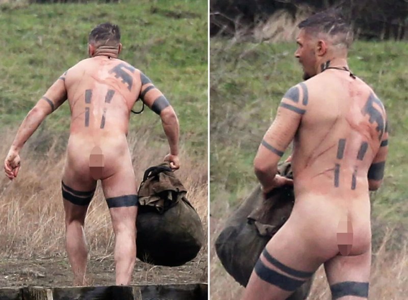 Tom Hardy is naked