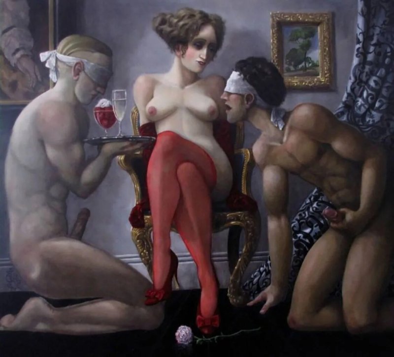 Erotic in the paintings