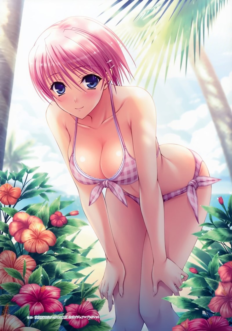 Anime girls in swimsuits