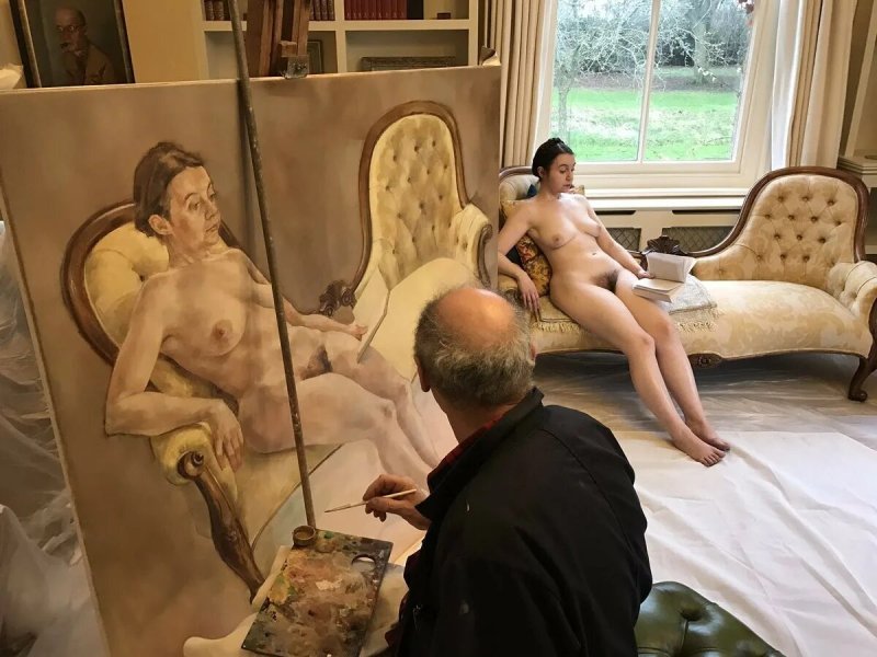 Pic: Lucien Freud is an artist