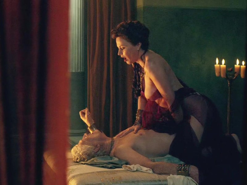 Lucy Lawless Spartak Erotic scenes