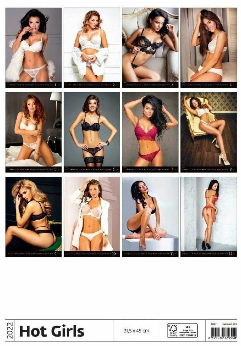 Calendars with girls