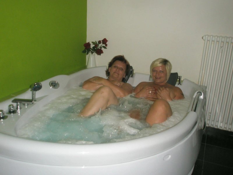 The guy in the jacuzzi