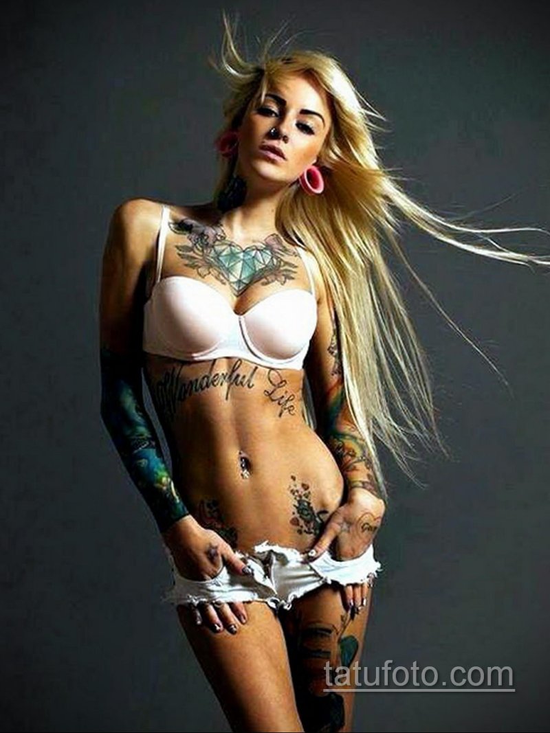 Pic: Girls with tattoos