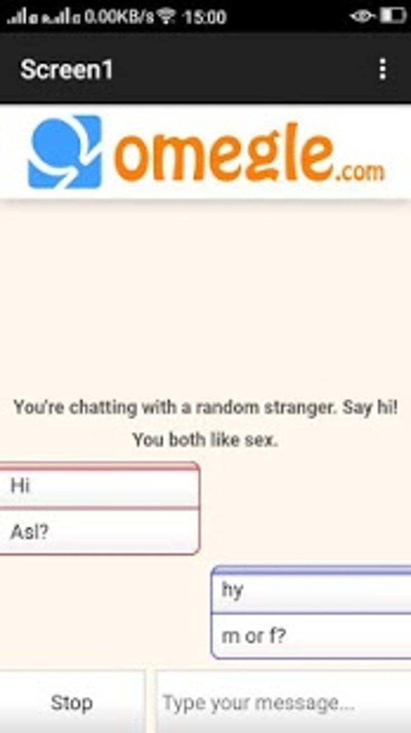 Pic: Omegle Talk to Strangers