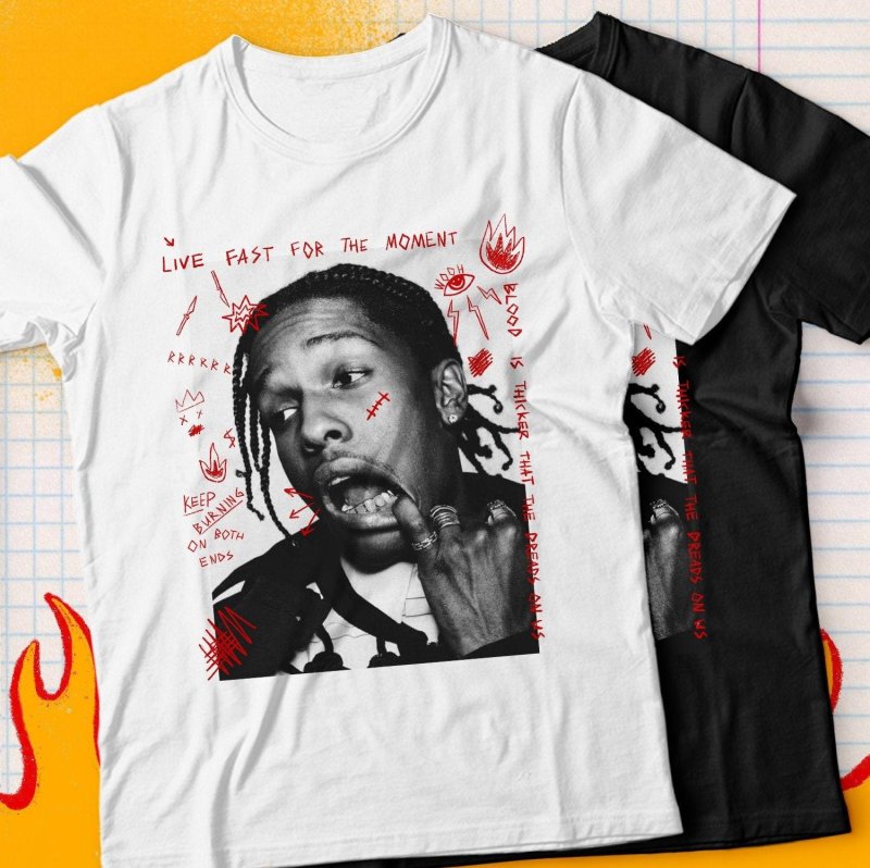 T -shirt asap Rocky