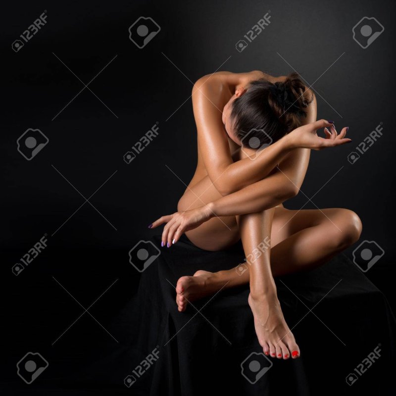 Naked female body